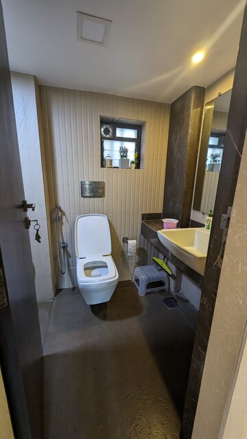 Bathroom in 2 BHK Apartment at Sea Shell Apartment, Andheri West – for Rent