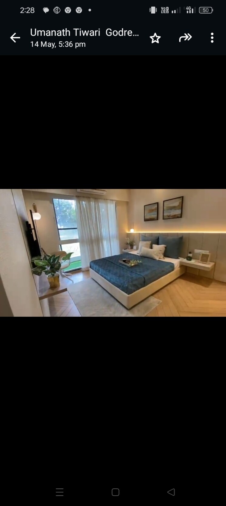 Bedroom, godrej-riviera 1 Bedroom 370 Sq.Ft. Apartment In Ambivali Thane 6978939