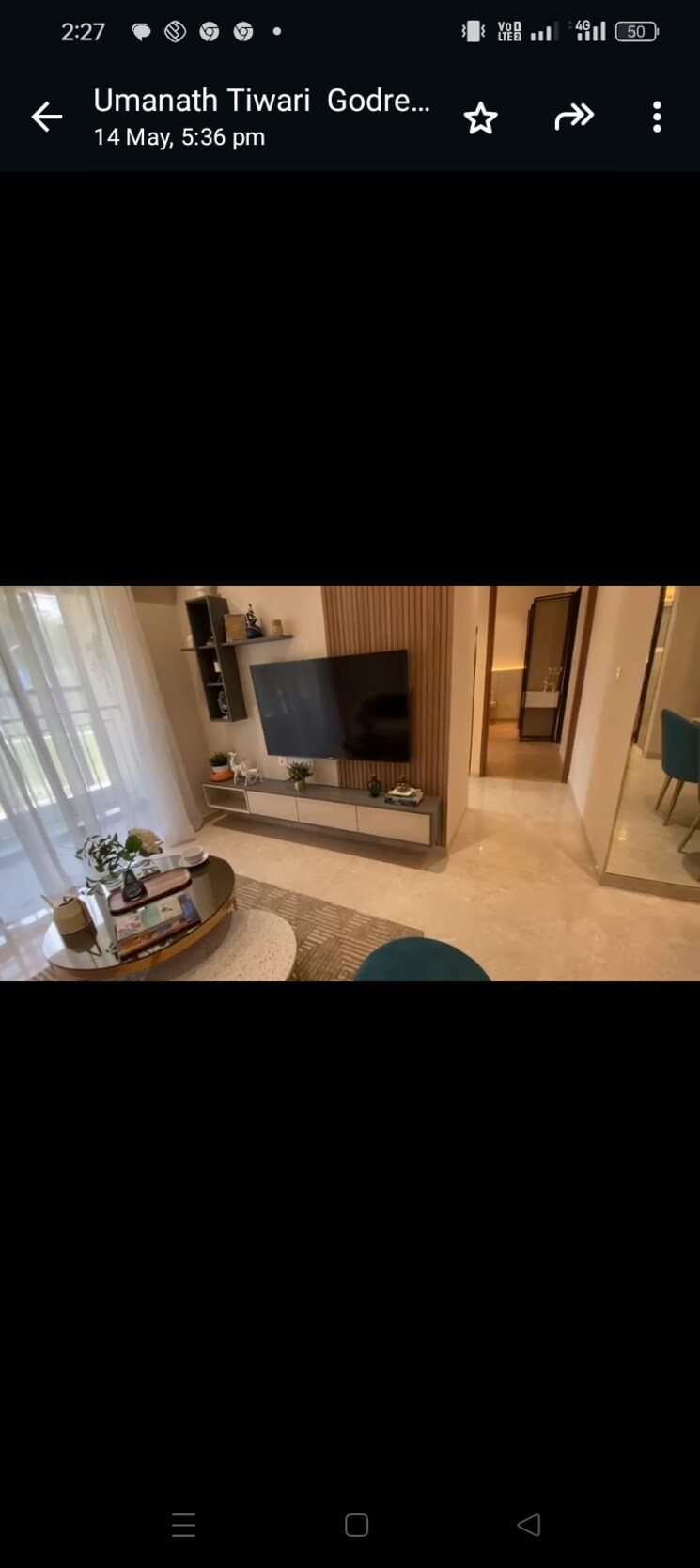 Living Room, godrej-riviera 1 Bedroom 370 Sq.Ft. Apartment In Ambivali Thane 6978939