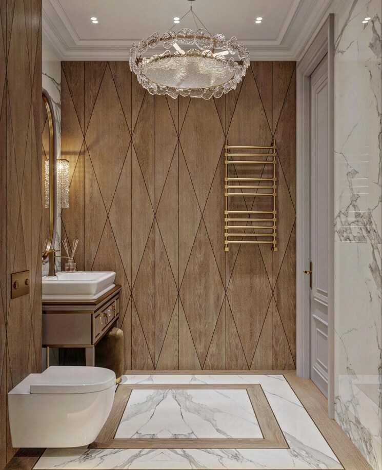 Bathroom, aurobindo-kohinoor 4 Bedroom 2948 Sq.Ft. Apartment In Serilingampally Hyderabad 6984618