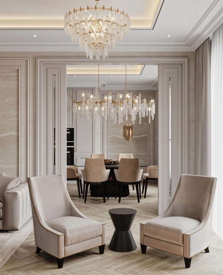 Living Room, aurobindo-kohinoor 4 Bedroom 2948 Sq.Ft. Apartment In Serilingampally Hyderabad 6984618