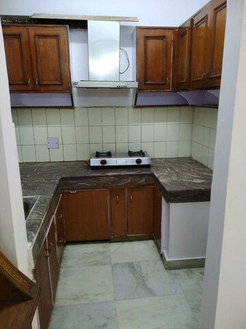 Kitchen in 2 BHK Builder Floor at Lajpat Nagar – for Rent