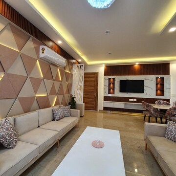 Living Room in 3 BHK Apartment at Santur Aspira, Sector 3 – for Sale