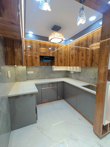 Kitchen in 3 BHK Builder Floor at Uttam Nagar – for Sale