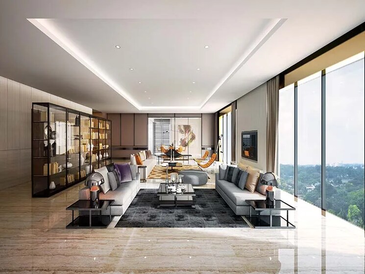 Living Room, m3m-merlin 3 Bedroom 2660 Sq.Ft. Apartment In Sector 67 Gurgaon 6988208