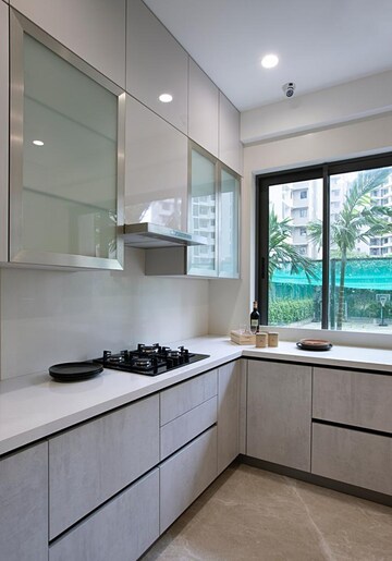 Kitchen in 3 BHK Apartment at Rustomjee Elements, Andheri West – for Rent