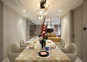 Living Room in 3 BHK Apartment at Rustomjee Elements, Andheri West – for Rent