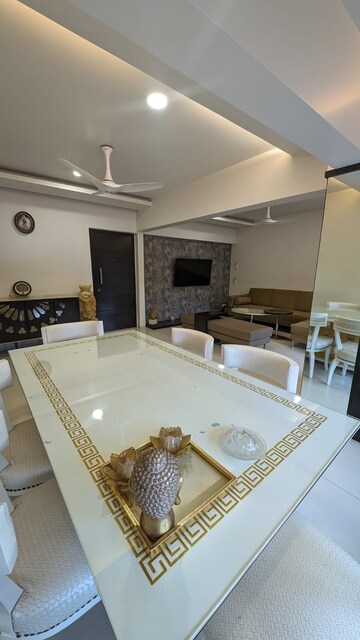 Living Room in 3 BHK Apartment at Rustomjee Elements, Andheri West – for Rent