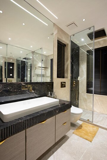 Attached Bathroom in 3 BHK Apartment at Rustomjee Elements, Andheri West – for Rent