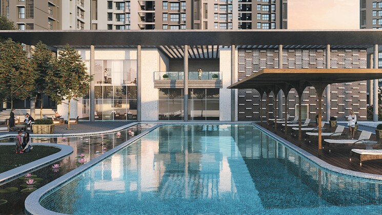 Swimming Pool, godrej-nirvaan 1 Bedroom 420 Sq.Ft. Apartment In Themghar Thane 6995004