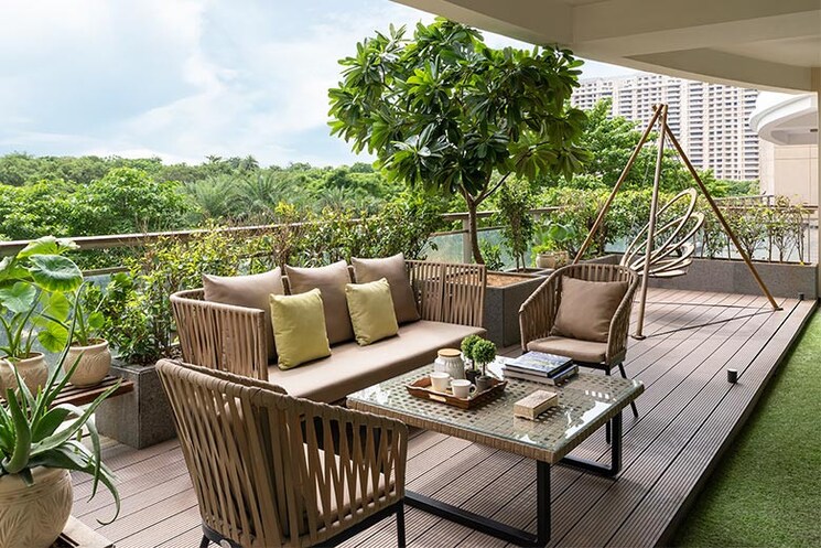 Balcony, emaar-marbella 4 Bedroom 5605 Sq.Ft. Villa In Sector 66 Gurgaon 6995180