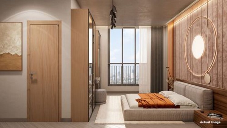 Bedroom, dosti-desire 2 Bedroom 820 Sq.Ft. Apartment In Brahmand Thane 6995329