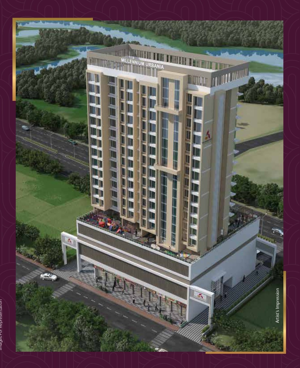 1 BHK Apartment For Resale in Millennium Urbania Kalamboli Navi Mumbai  7006494