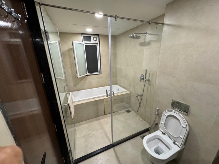Bathroom, marvel-sangria 4 Bedroom 4560 Sq.Ft. Apartment In Mohammadwadi Pune 7008143