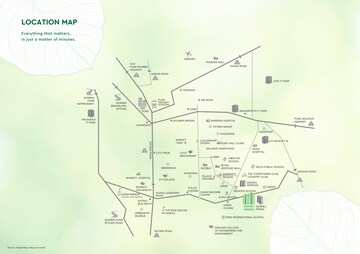 2.5 BHK Apartment – Map Location View at Godrej Greens, Undri - for Sale