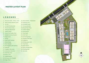Master Plan in 2.5 BHK Apartment at Godrej Greens, Undri – for Sale