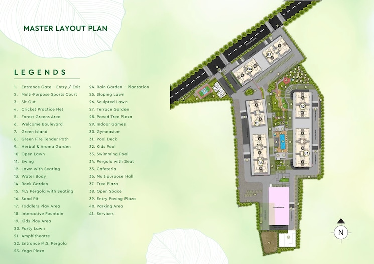Master Plan, godrej-greens 2.5 Bedroom 793 Sq.Ft. Apartment In Undri Pune 7008454