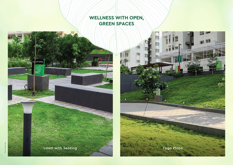 Garden, godrej-greens 2.5 Bedroom 793 Sq.Ft. Apartment In Undri Pune 7008454