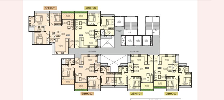 Floor Plan, jhamtani-ace-atmosphere 4 Bedroom 1337 Sq.Ft. Apartment In Ravet Pune 7009994