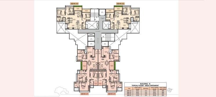 Floor Plan, jhamtani-ace-atmosphere 4 Bedroom 1337 Sq.Ft. Apartment In Ravet Pune 7009994