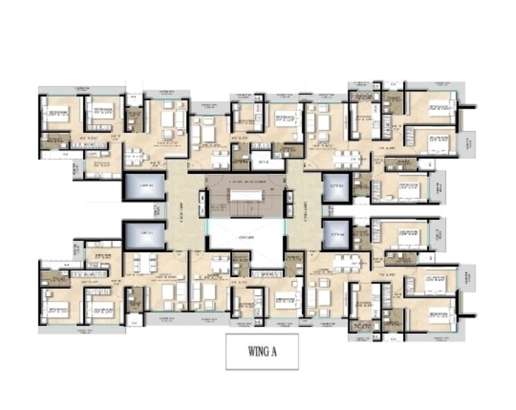 Floor Plan, akshaya-chs 3 Bedroom 924 Sq.Ft. Apartment In Borivali West Mumbai 7012661