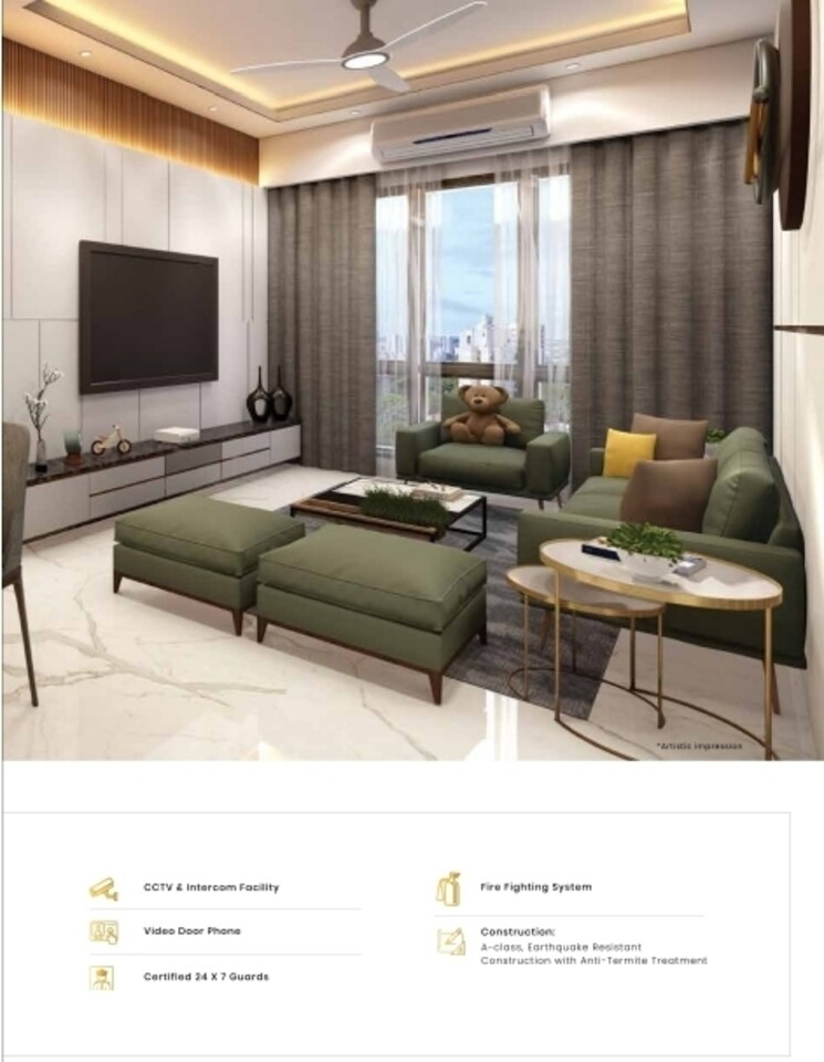 Master Bedroom, akshaya-chs 3 Bedroom 924 Sq.Ft. Apartment In Borivali West Mumbai 7012661