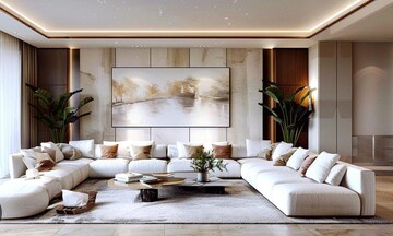 Living Room in 3 BHK Apartment at Pareena The Elite Residences, Sector 99 – for Sale