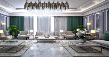 Living Room in 4 BHK Apartment at M3M Altitude, Sector 65 – for Sale