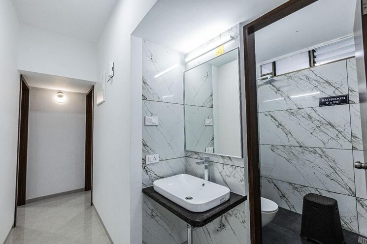 Bathroom, nancy-lake-homes 3 Bedroom 1200 Sq.Ft. Builder Floor In Bibwewadi Pune 7017978