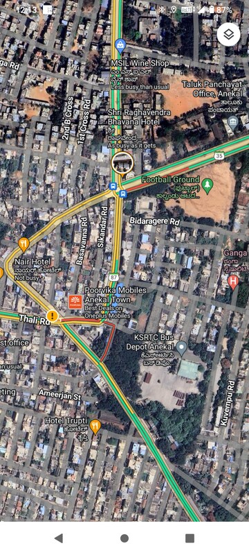  Plot – Map Location View at Anekal - for Sale