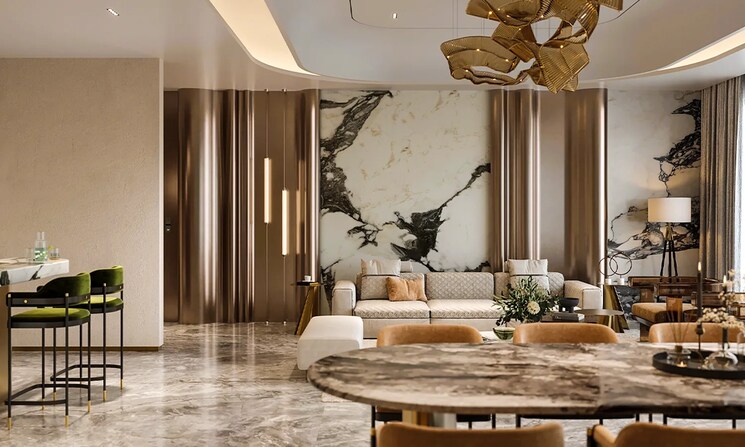 Living Room, godrej-river-royale 3 Bedroom 1699 Sq.Ft. Apartment In Mahalunge Pune 7027285