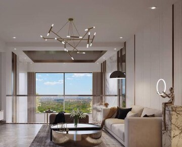 Living Room in 4 BHK Apartment at Shapoorji Pallonji Joyville Gurgaon, Sector 102 – for Sale