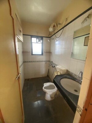 Bathroom in 2 BHK Apartment at Konark Pooram, Kondhwa – for Rent