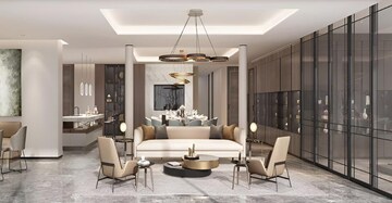 Living Room in 4 BHK Apartment at M3M Mansion, Sector 113 – for Sale