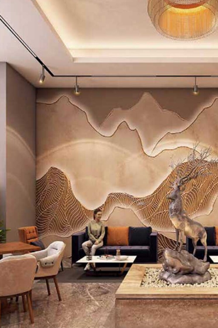 Living Room, majestique-evolvus 4 Bedroom 1715 Sq.Ft. Apartment In Kharadi Pune 7034454