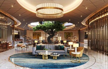 Living Room in 3 BHK Penthouse at M3M Mansion, Sector 113 – for Sale