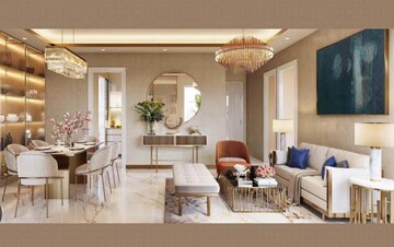 Living Room in 4 BHK Penthouse at M3M Mansion, Sector 113 – for Sale