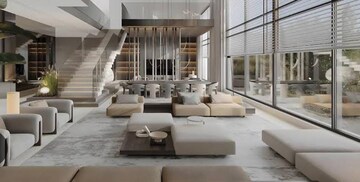 Living Room in 4 BHK Penthouse at M3M Mansion, Sector 113 – for Sale