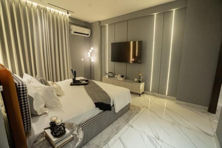 Bedroom, high ground 3 Bedroom 1695 Sq.Ft. Apartment In High Ground Zirakpur 7036551