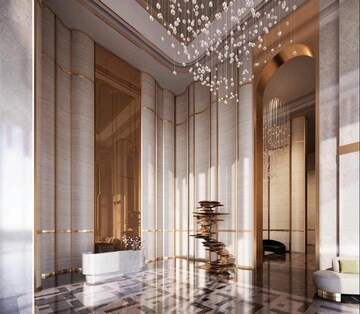 Building Lobby in 5 BHK Penthouse at M3M Mansion, Sector 113 – for Sale