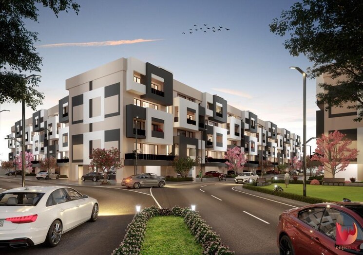 Exterior View, high ground 3 Bedroom 1800 Sq.Ft. Apartment In High Ground Zirakpur 7039334