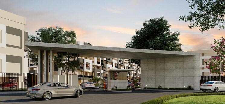 Exterior View, high ground 3 Bedroom 1800 Sq.Ft. Apartment In High Ground Zirakpur 7039334