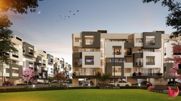 Exterior View, high ground 3 Bedroom 1800 Sq.Ft. Apartment In High Ground Zirakpur 7039334