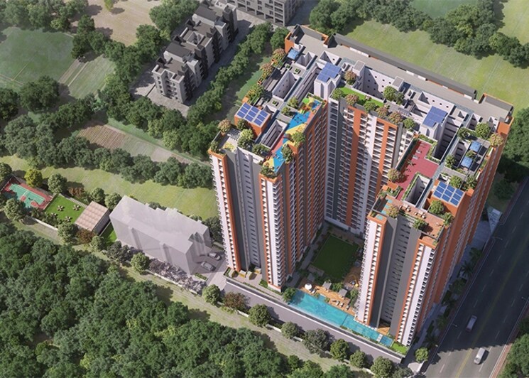 Exterior View, krisala-41-zillenia 3 Bedroom 918 Sq.Ft. Apartment In Punawale Pune 7040040