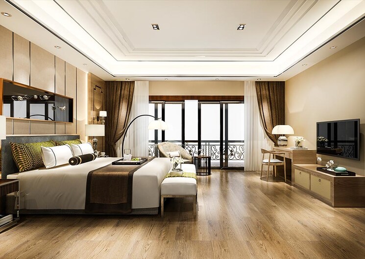 Master Bedroom, mahindra-citadel 4 Bedroom 1670 Sq.Ft. Apartment In Pimpri Pune 7040215