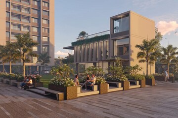 3 BHK Apartment – Exterior View View at Kasindra - for Sale