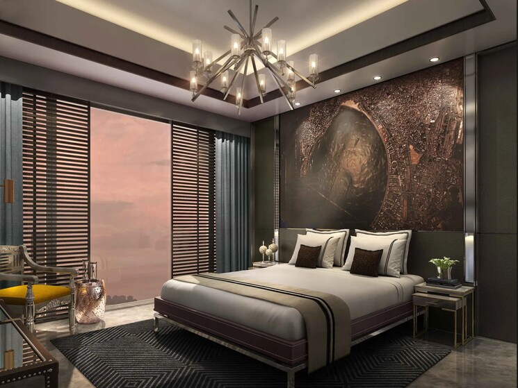 Bedroom, m3m-skywalk 3 Bedroom 2018 Sq.Ft. Apartment In Sector 74 Gurgaon 7044250