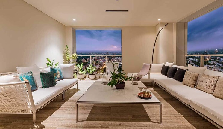 Living Room, m3m-skywalk 3 Bedroom 2018 Sq.Ft. Apartment In Sector 74 Gurgaon 7044250