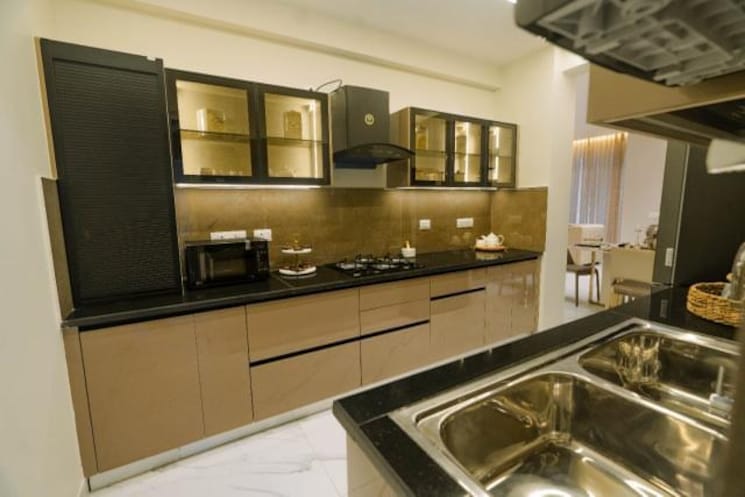 Kitchen, patiala road 3 Bedroom 1695 Sq.Ft. Apartment In Patiala Road Zirakpur 7044263