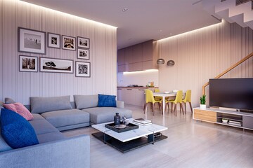 Living Room in 3 BHK Villa at Kasindra – for Sale